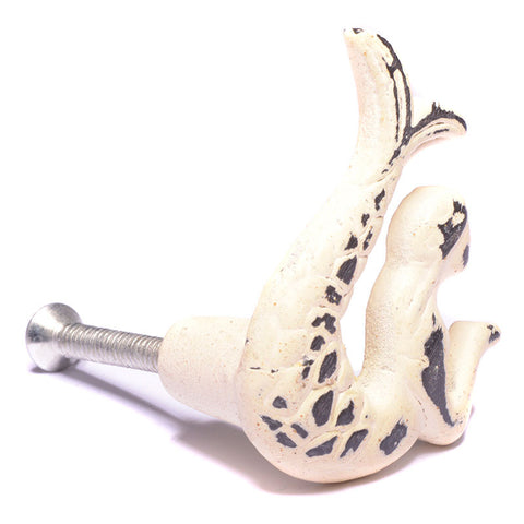 Cast iron mermaid pull-cream