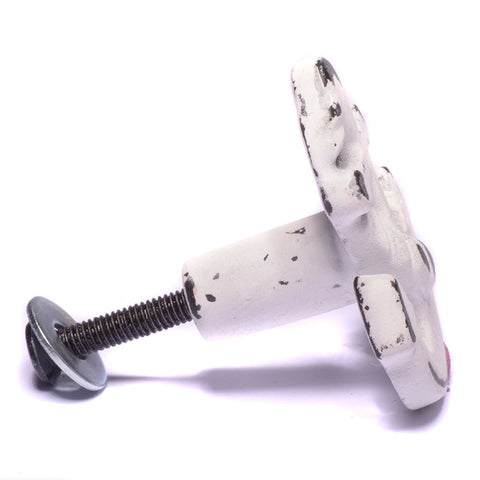 Cast iron anchor pull-white