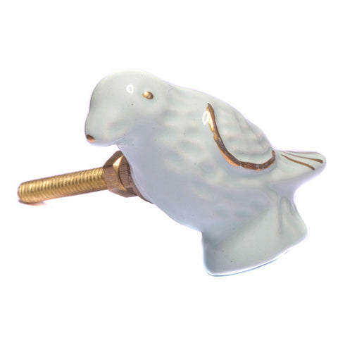 Ceramic Bird pull-blue