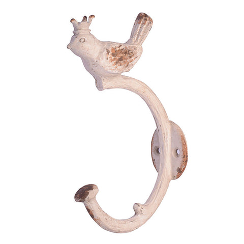 Cast iron bird with crown hook