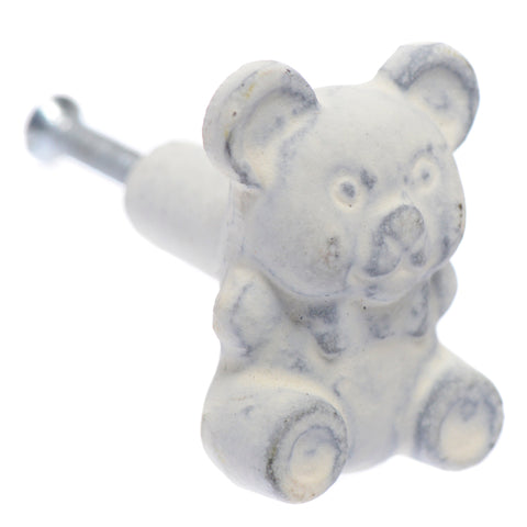 Cast iron teddybear pull