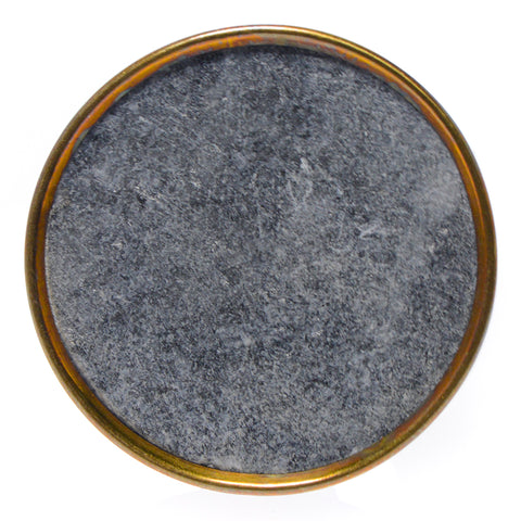Flat marble/brass pull-grey
