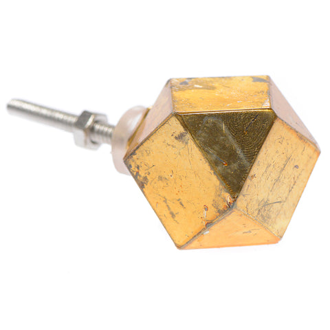 Mod glass prism pull- gold