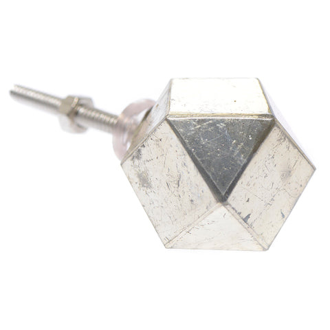 Mod glass prism pull- silver