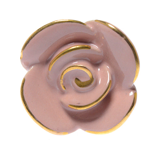 Retro ceramic rose pull-pink