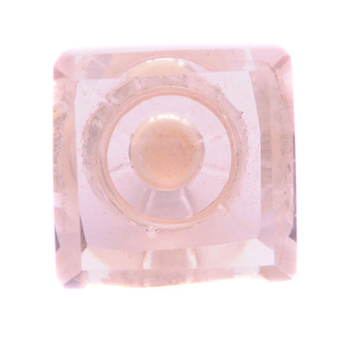 Large square glass pull-pink