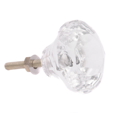 1 3/8" glass diamond pull-clear