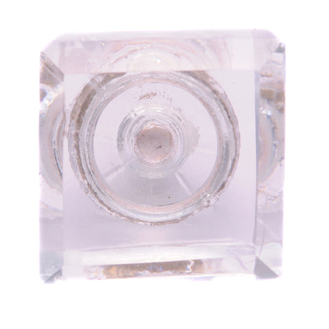 Small square glass pull-clear
