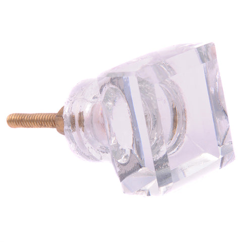 Small square glass pull-clear