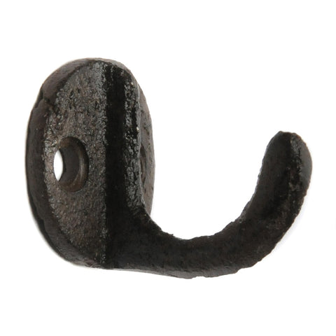 Cast iron mini hook - Brown