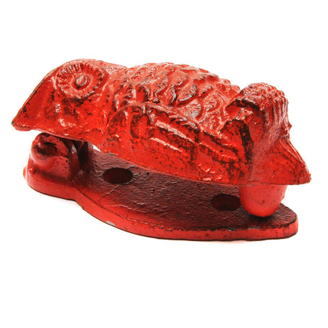 Small owl door knocker-red