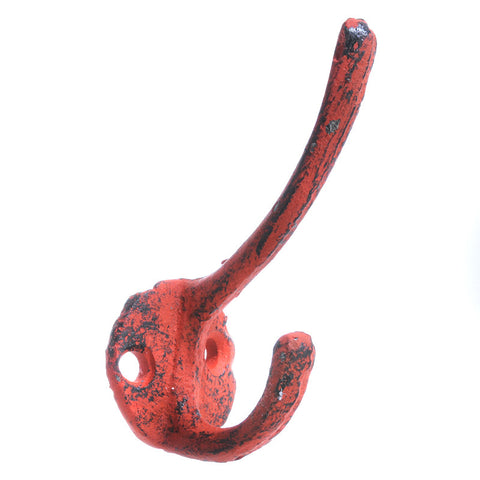 Cast iron skinny hook-orange