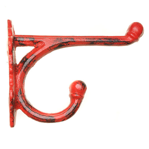 Medium straight top hook-red