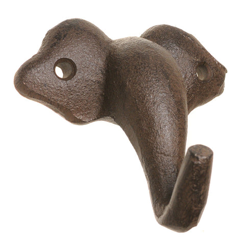Cast iron plain elephant hook-brown