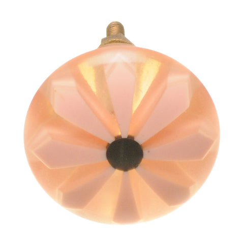 Acrylic retro pull-pink w/black dot