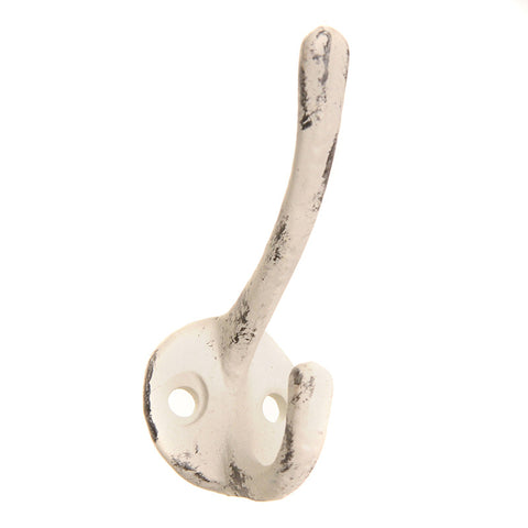 Cast iron skinny hook-white