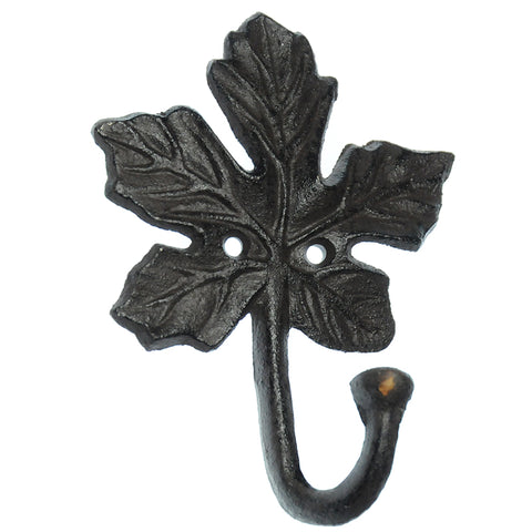 Maple leaf hook- Brown