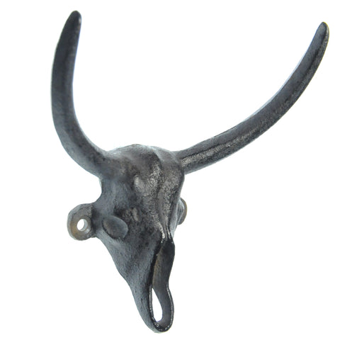 Cast iron taurus hook- brown