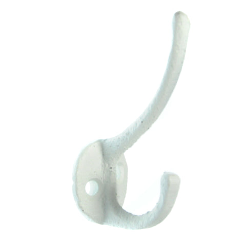 Cast iron skinny hook-white