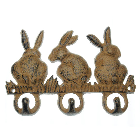 3 Rabbit hooks in a row