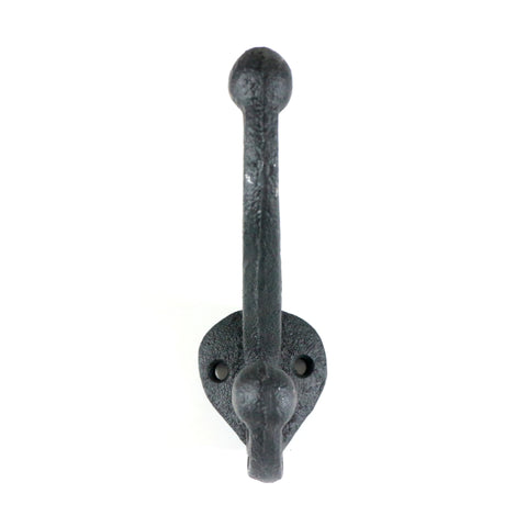 Cast iron traditional hook-black