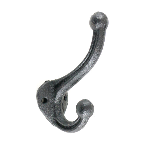 Cast iron traditional hook-black