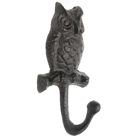 Cast iron cutie owl hook