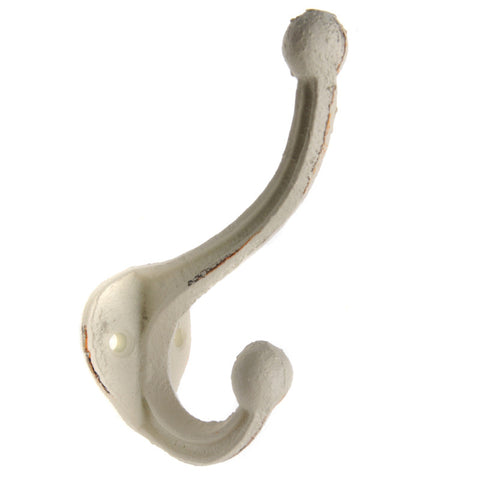 Cast iron basic hook-white