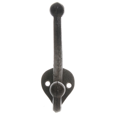 Cast iron basic hook-black