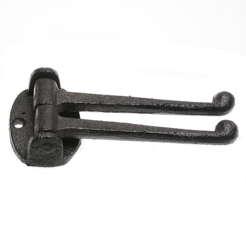Cast iron double swivel hook