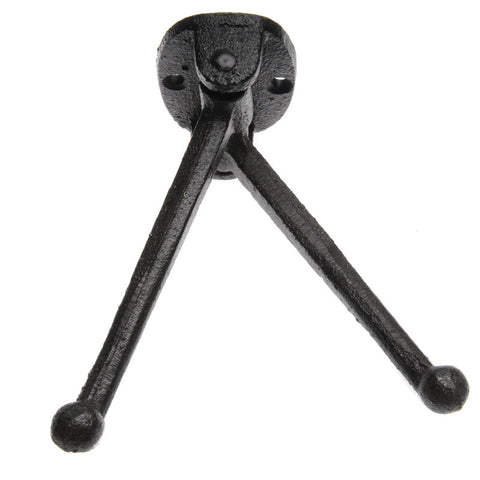 Cast iron double swivel hook