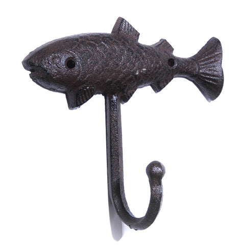 fast rusting fish hooks Cast iron fish hook - natural finish
