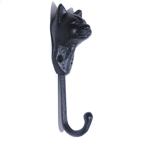 Cast iron cat head hook-black