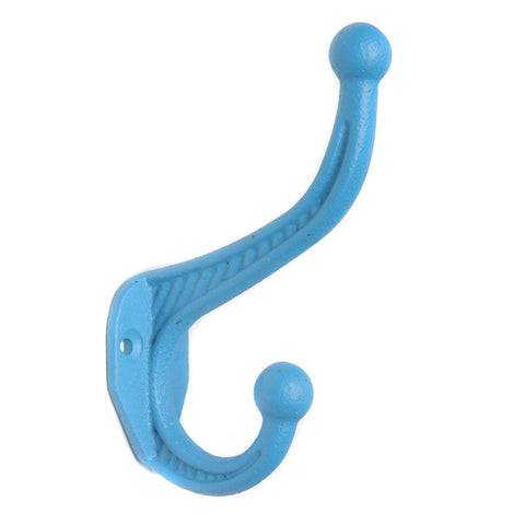Cast iron basic hook-blue