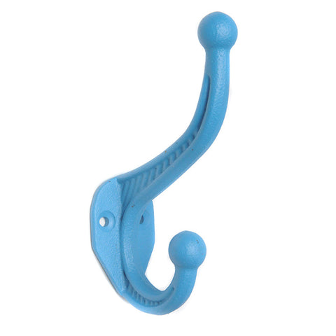 Cast iron basic hook-blue