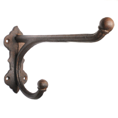 Large straight top hook-brown