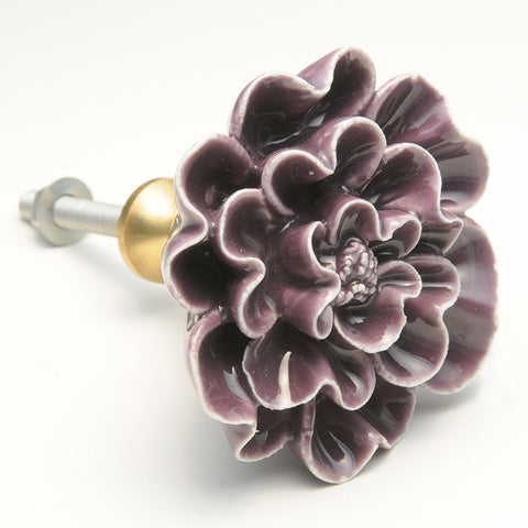 Ceramic carnation pull-purple