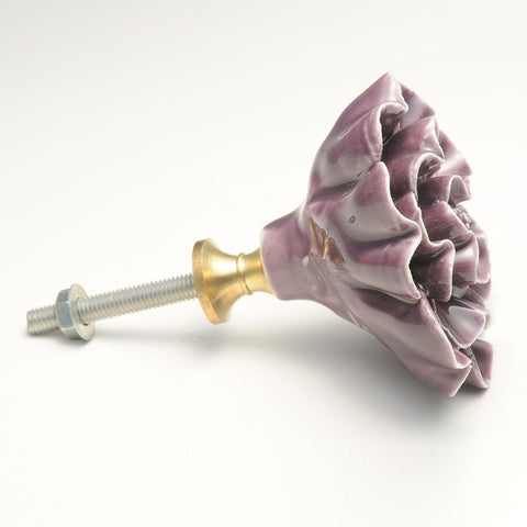 Ceramic carnation pull-purple