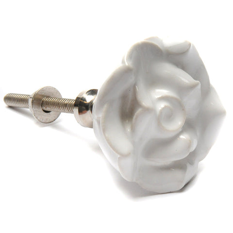 NA ceramic rose pull-white