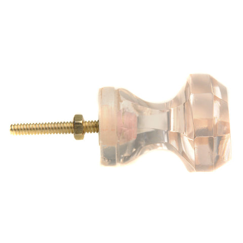 Rectangle glass pull-pink