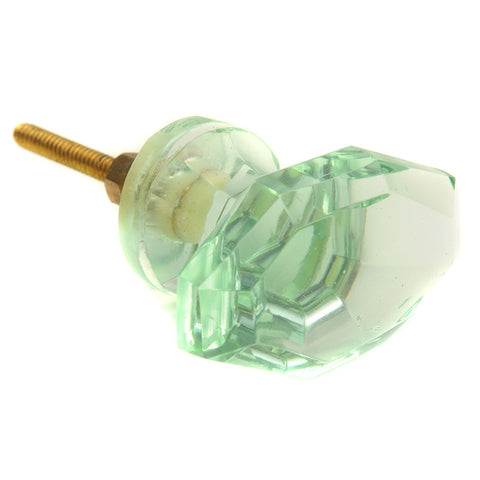 Rectangle glass pull-green