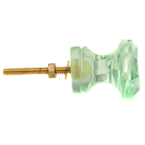 Rectangle glass pull-green