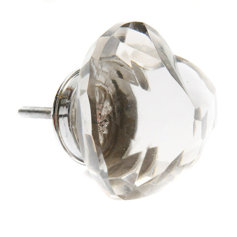 Large heart shaped glass pull