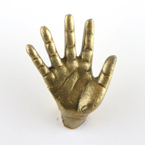 Cast brass hand pull