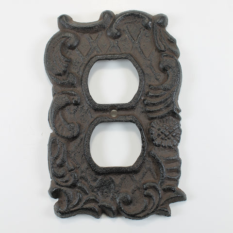 Lattice outlet cover-brown