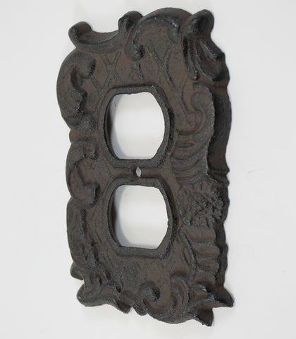 Lattice outlet cover-brown