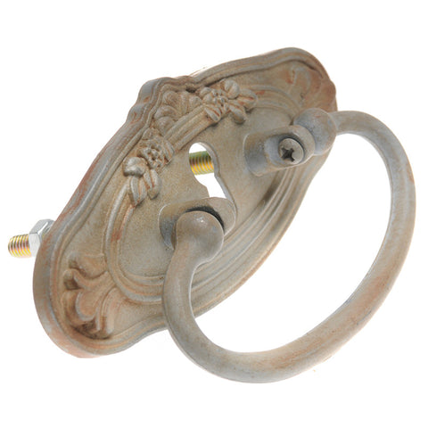 Ornate key hole handle-pewter