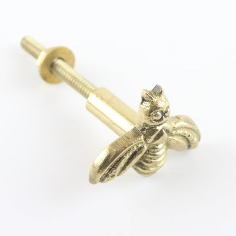 Mini gold bee pull