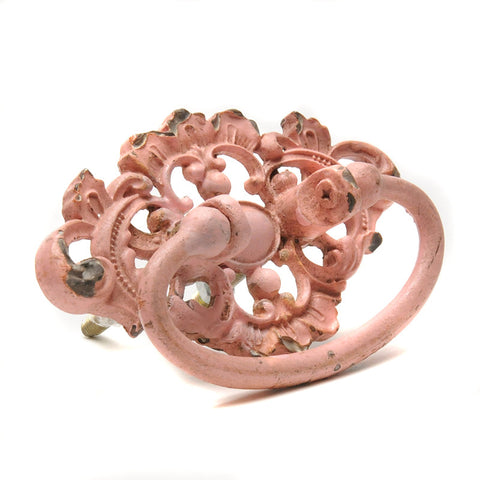 Ornate swinging handle-pink