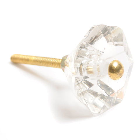 Glass scalloped edge pull-clear